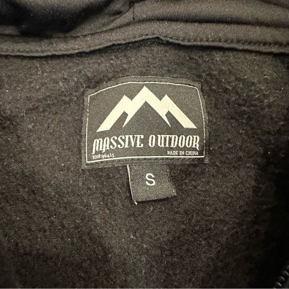 Other Massive Outdoor Geometric Multicolor Print Fleece Black Hood Size US S / EU 44-46 / 1 - 5 Thumbnail