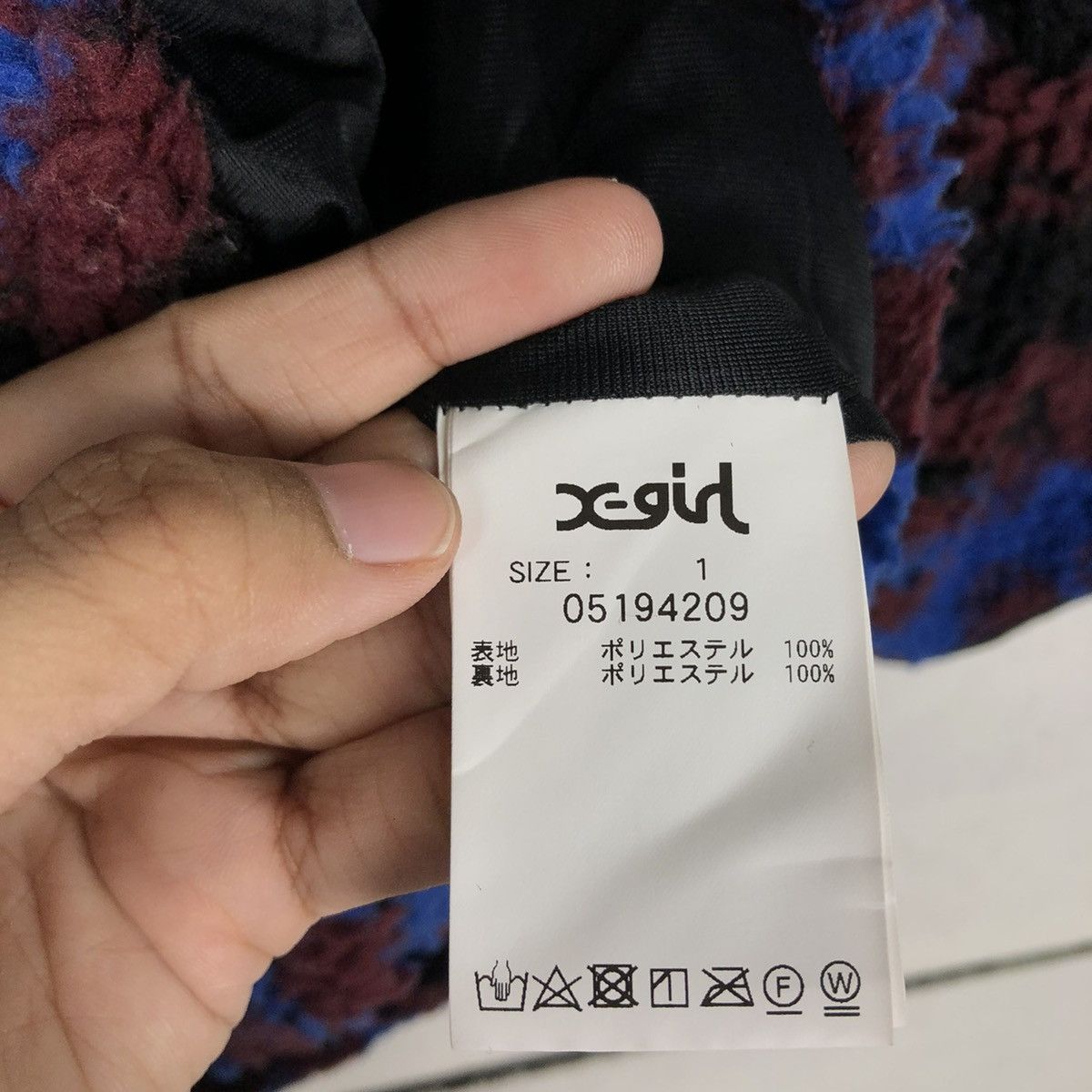 Vintage 🔥BIKER JACKET POLKADOT DESIGN PULL OVER X-GIRL JAPAN Size US M / EU 48-50 / 2 - 18 Thumbnail