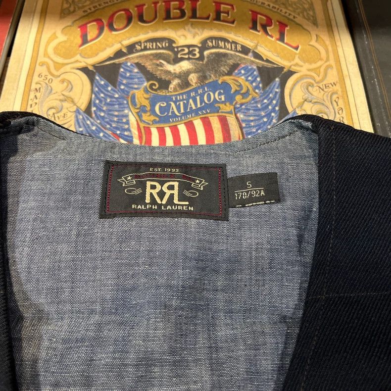 RRL Ralph Lauren RRL Ralph Lauren Old wool down vest with old anchor buckle Size US S / EU 44-46 / 1 - 3 Thumbnail