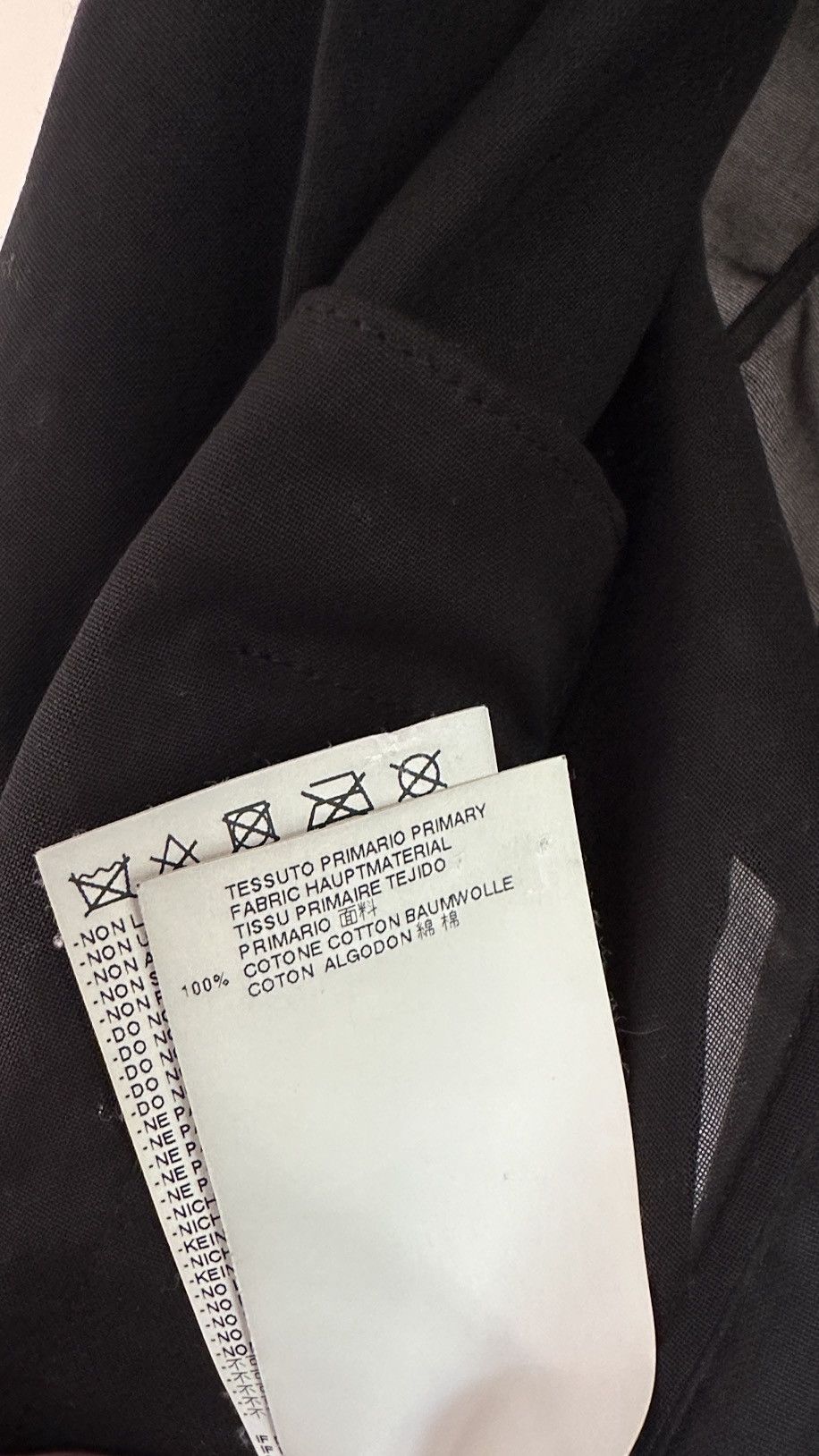 Maison Margiela BLACK PAINTED ORGANZA SS16 JACKET Size S / US 4 / IT 40 - 5 Thumbnail