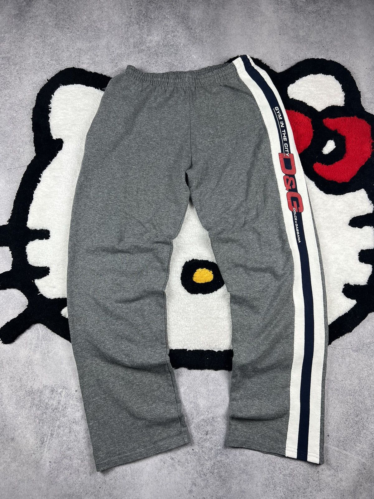 Dolce & Gabbana Y2K Vintage Dolce&Gabbana Gym In the City Lampas Pants Size 29" - 1 Thumbnail