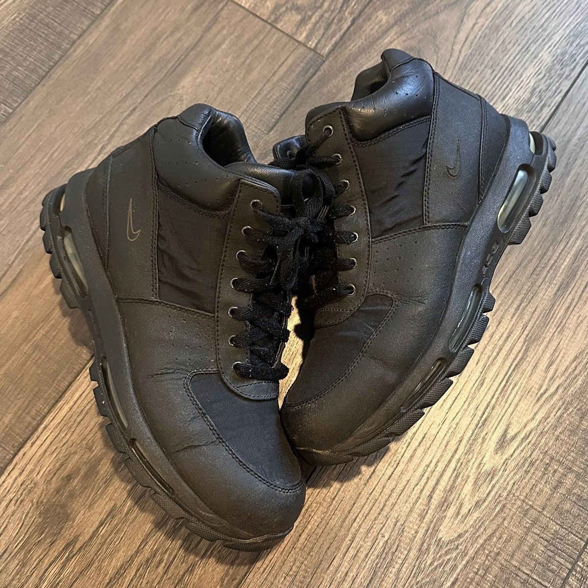 Nike Nike Air Max Goadome ACG Boots 2 Triple Black 307889-007 10 Size US 10 / EU 43 - 1 Thumbnail