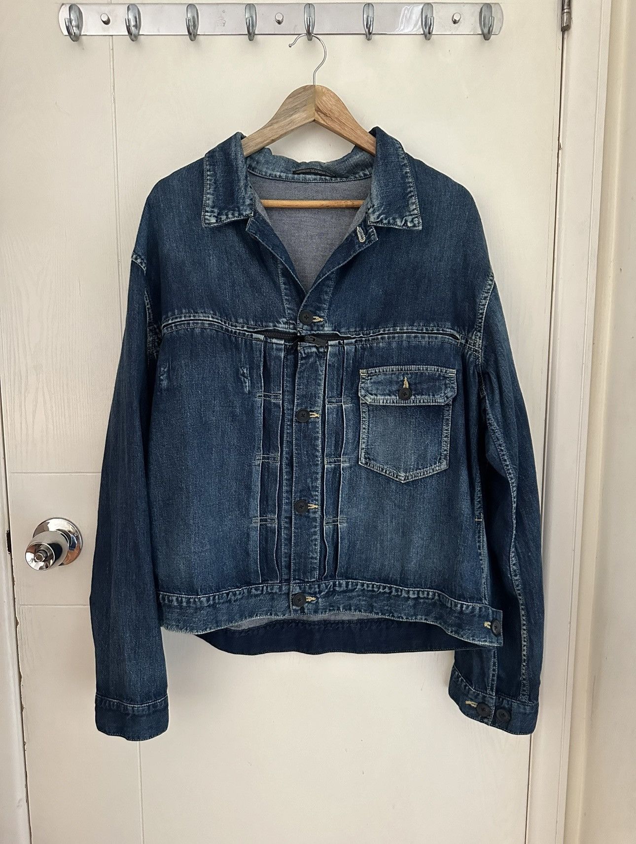 Yohji Yamamoto Yohji Yamamoto Pour Homme 21ss - Deconstructed Denim Jacket Size US M / EU 48-50 / 2 - 1 Thumbnail