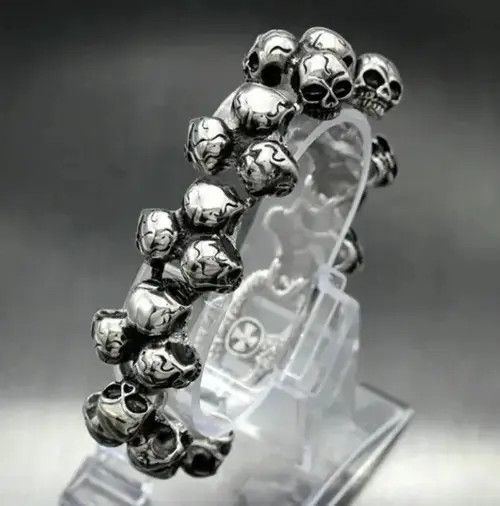 Japanese Brand Hip Hop Skull Bracelet Size ONE SIZE - 4 Thumbnail