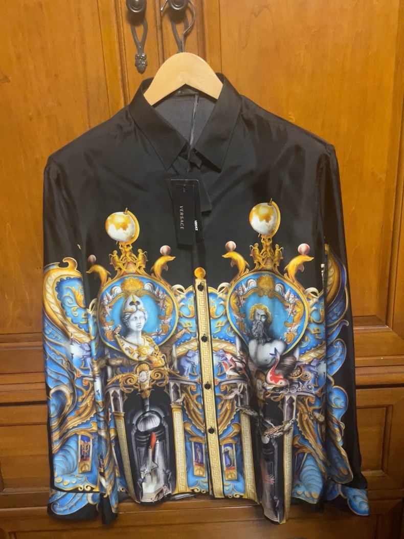 Versace Mulberry silk shirt