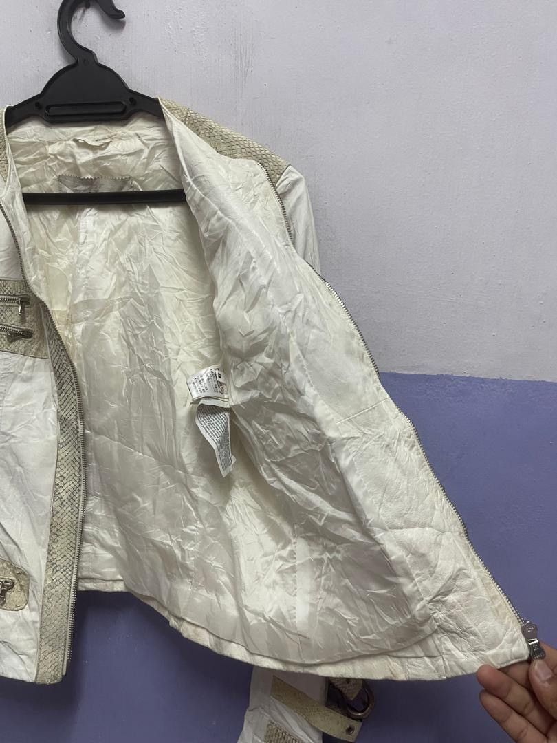 Le Grande Bleu (L.G.B.) LGB STYLE GUERRIERO SNAKE LEATHER TRIM BONDAGE BUCKLE JACKET Size S / US 4 / IT 40 - 16 Thumbnail