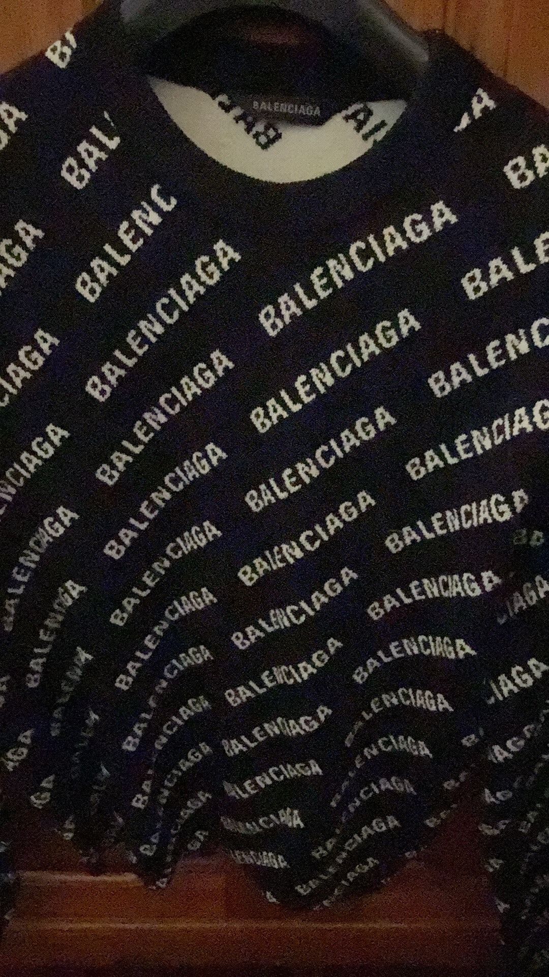 Balenciaga Balenciaga Wool Sweater with Logo Design Size US M / EU 48-50 / 2 - 1 Thumbnail