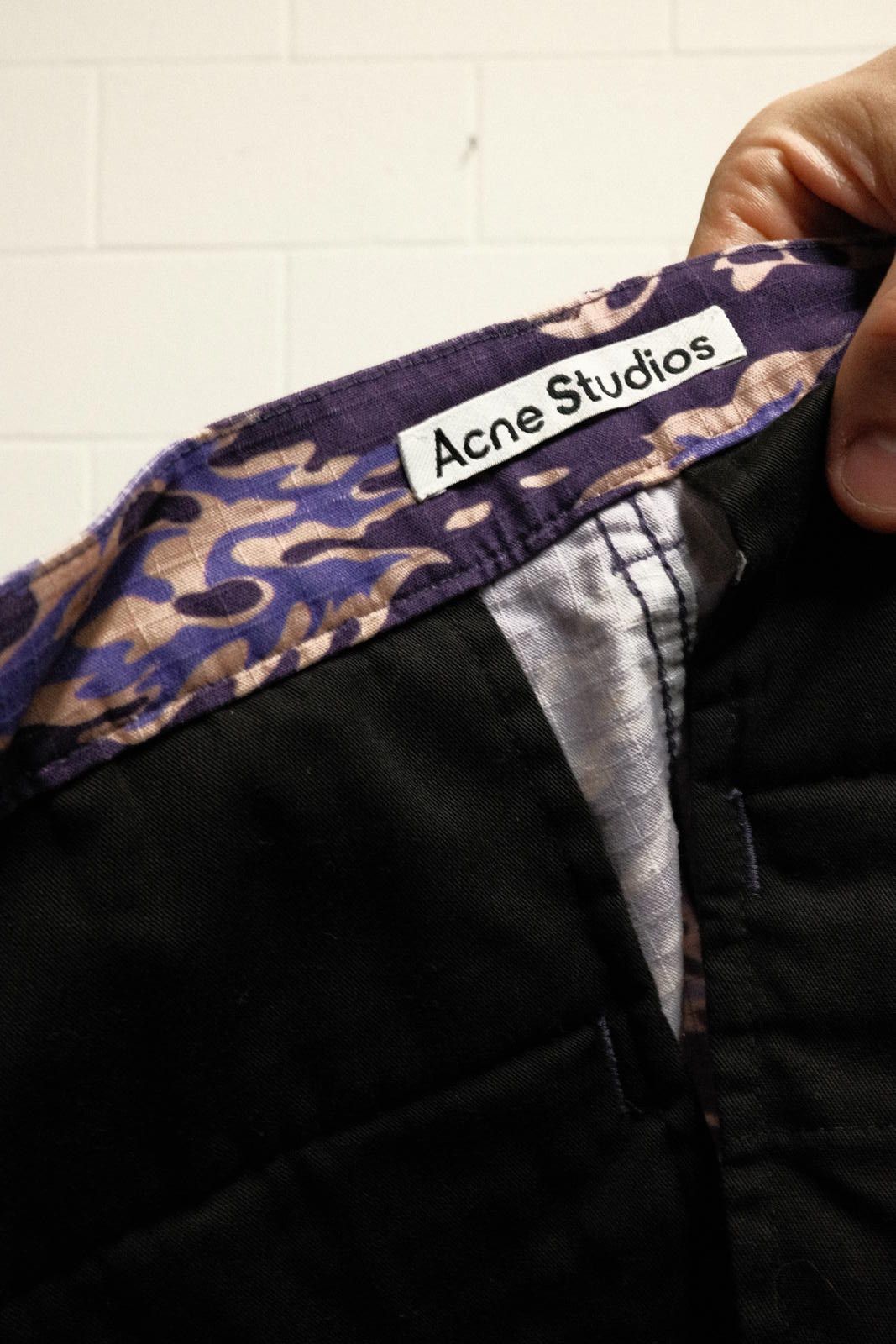 Acne Studios Acne Studios Purple Relaxed-Fit Cargo Pants SIZE 44 Size US 32 / EU 48 - 4 Thumbnail