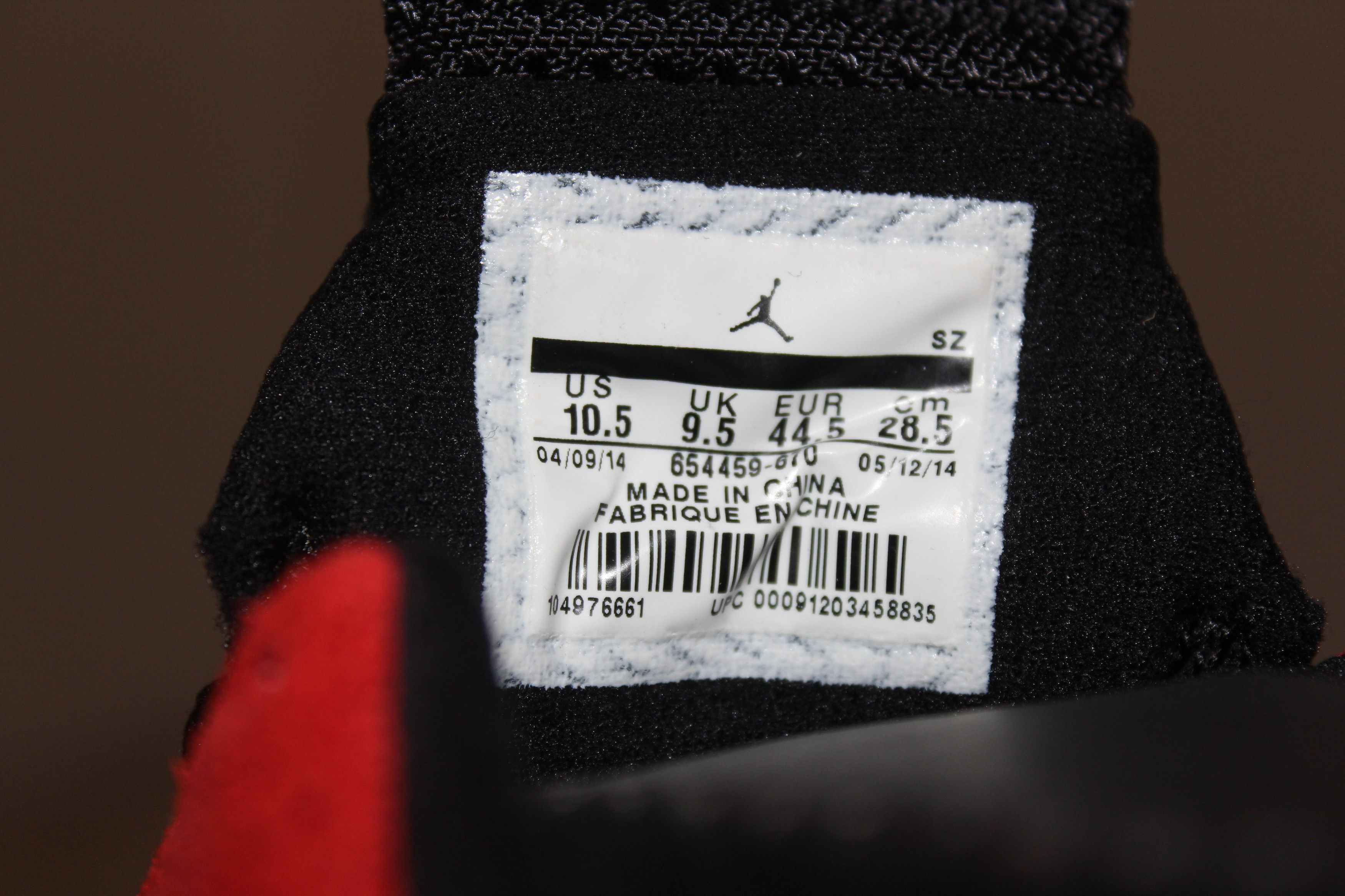 Jordan Brand 2014 Air Jordan Retro 14 Ferrari Size 10.5 Red/Black OG Size US 10.5 / EU 43-44 - 6 Thumbnail