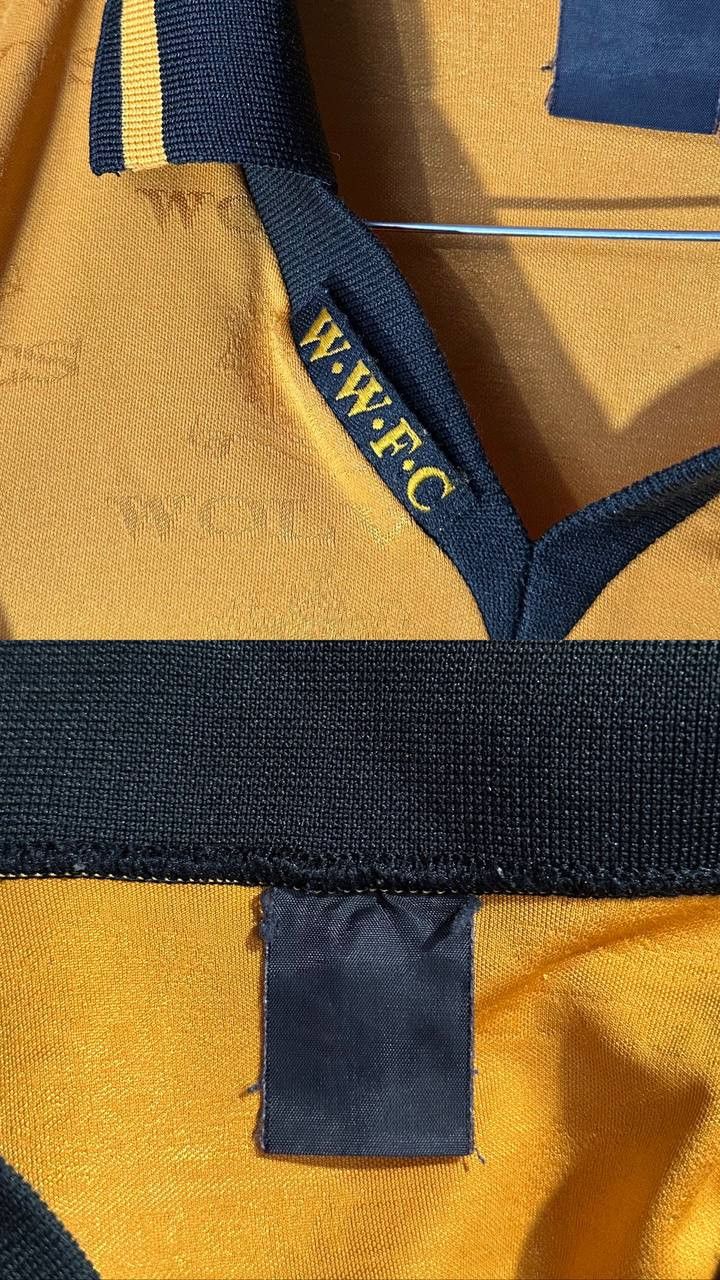 Nutmeg × Vintage WOLVERHAMPTON 1995 1996 HOME FOOTBALL SHIRT JERSEY NUTMEG Size US L / EU 52-54 / 3 - 10 Thumbnail
