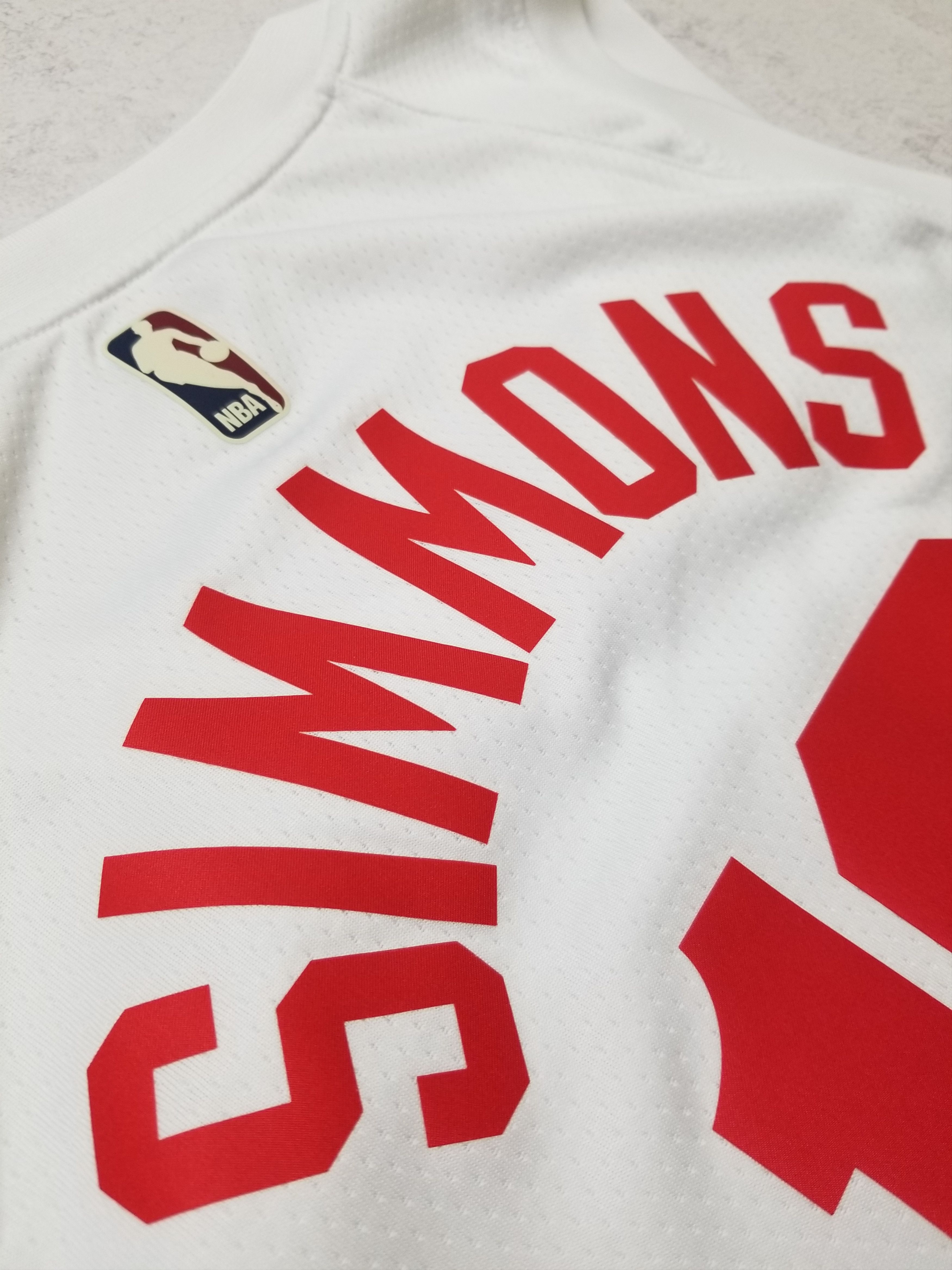 Nike NBA Brooklyn Nets Simmons HWC Swingman Jersey DO9444-101 Size US XXL / EU 58 / 5 - 5 Thumbnail