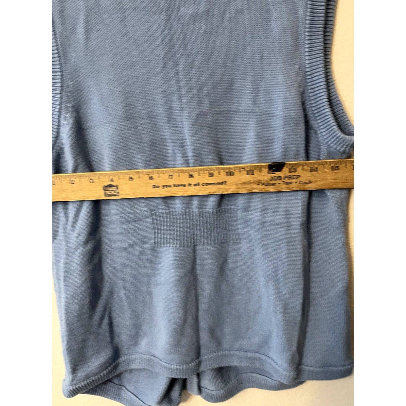 Orvis VINTAGE Orvis Button Vest Sweater 100% Cotton Blue Size M USA Mens Size US M / EU 48-50 / 2 - 5 Thumbnail