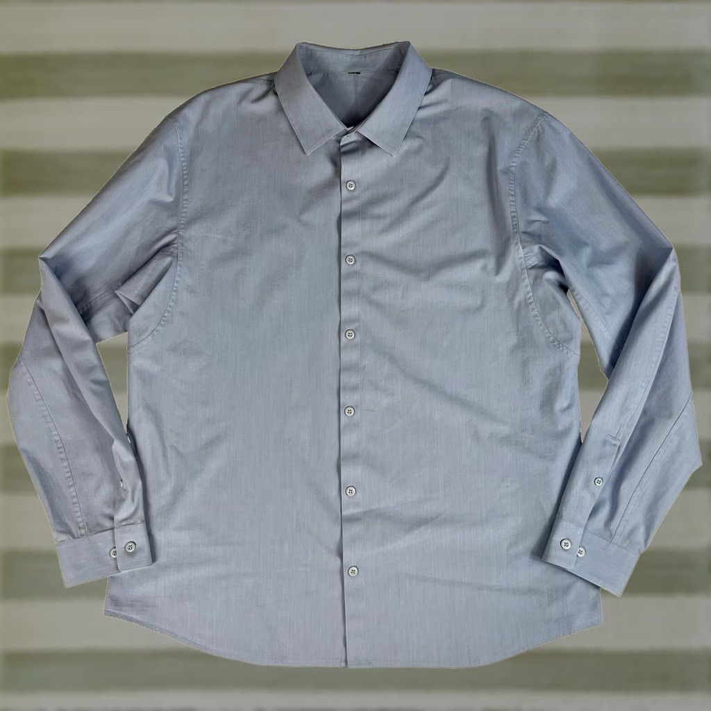 Lululemon VINTAGE Lululemon Commission Long Sleeve Shirt XL Blue Men’s Button-Up Shirt Size US XL / EU 56 / 4 - 1 Thumbnail