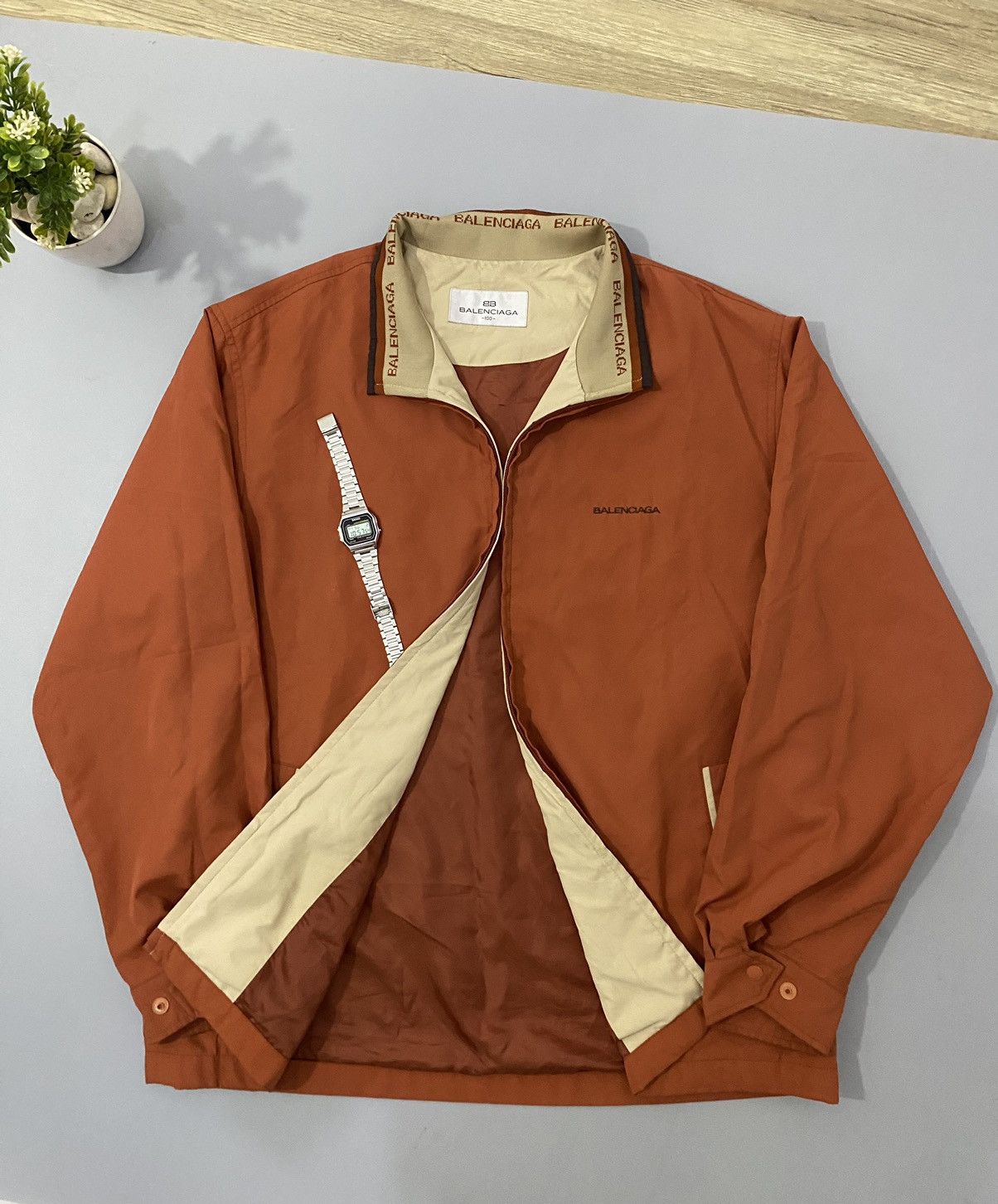 Balenciaga × Vintage ?Rare Color?Balenciaga Track Jacket | Grailed