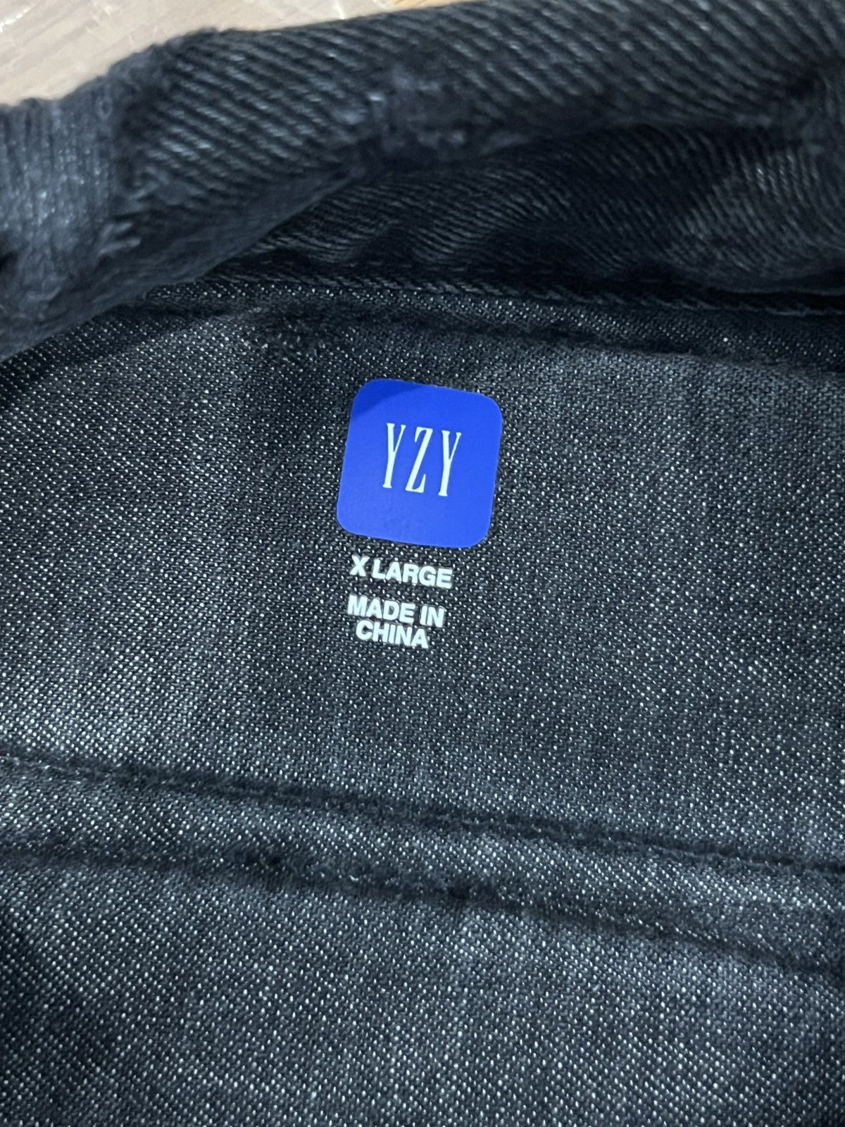 Balenciaga × Gap × Yeezy Yeezy Gap Balenciaga Denim Jacket Dark Grey Size US XL / EU 56 / 4 - 7 Thumbnail