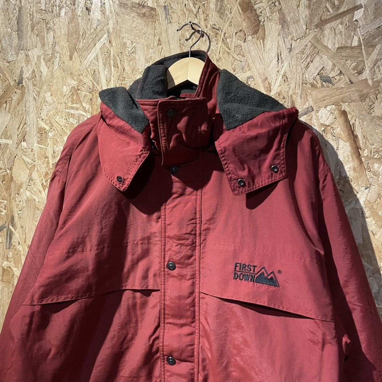 Japanese Brand Vintage First Down USA Outdoor Parka Expedition Jackets Size US XXL / EU 58 / 5 - 5 Thumbnail