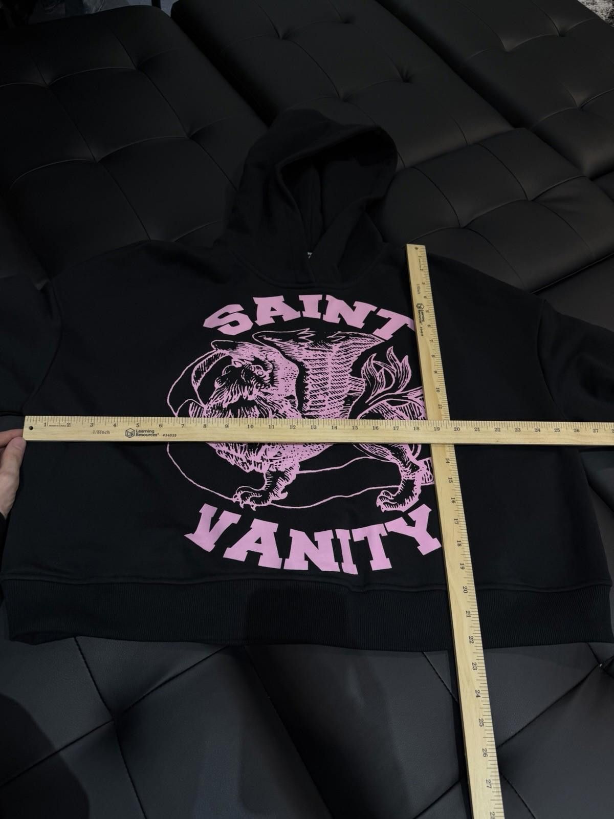 Saint Vanity Size S - Saint Vanity Pullover Hoodie Pink Black 2025 NEW Size US S / EU 44-46 / 1 - 7 Thumbnail