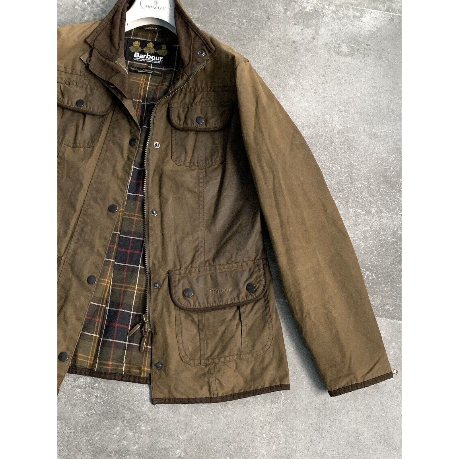 Barbour Women's BARBOUR UTILITY WAX Jacket Coat UK 12 US 8 EU 40 M Size M / US 6-8 / IT 42-44 - 12 Thumbnail