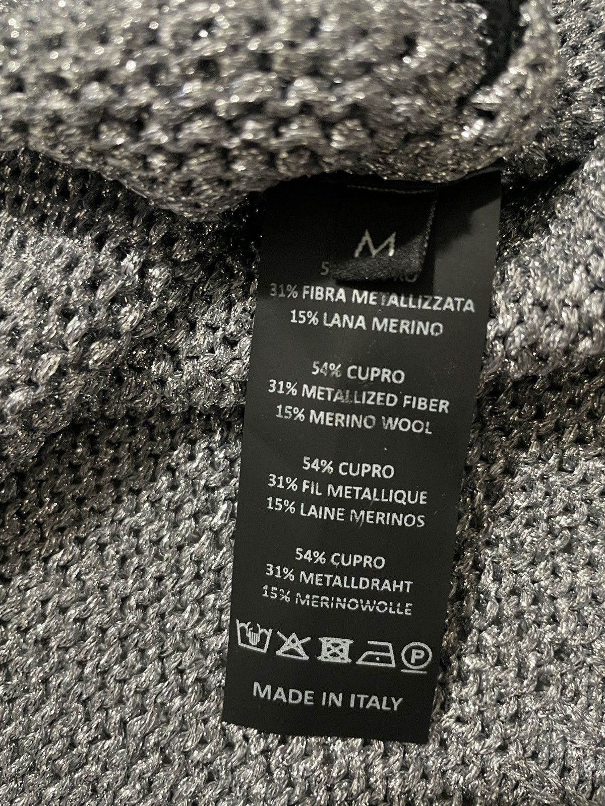 Raf Simons Raf Simons Oversized Cropped Sweater AW 2020.2021 Sz M Size US M / EU 48-50 / 2 - 5 Thumbnail