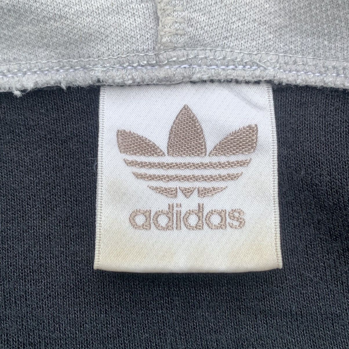 Adidas × Vintage 80s Adidas Pu Leather Logo Sweat Hoodie Size US L / EU 52-54 / 3 - 9 Thumbnail