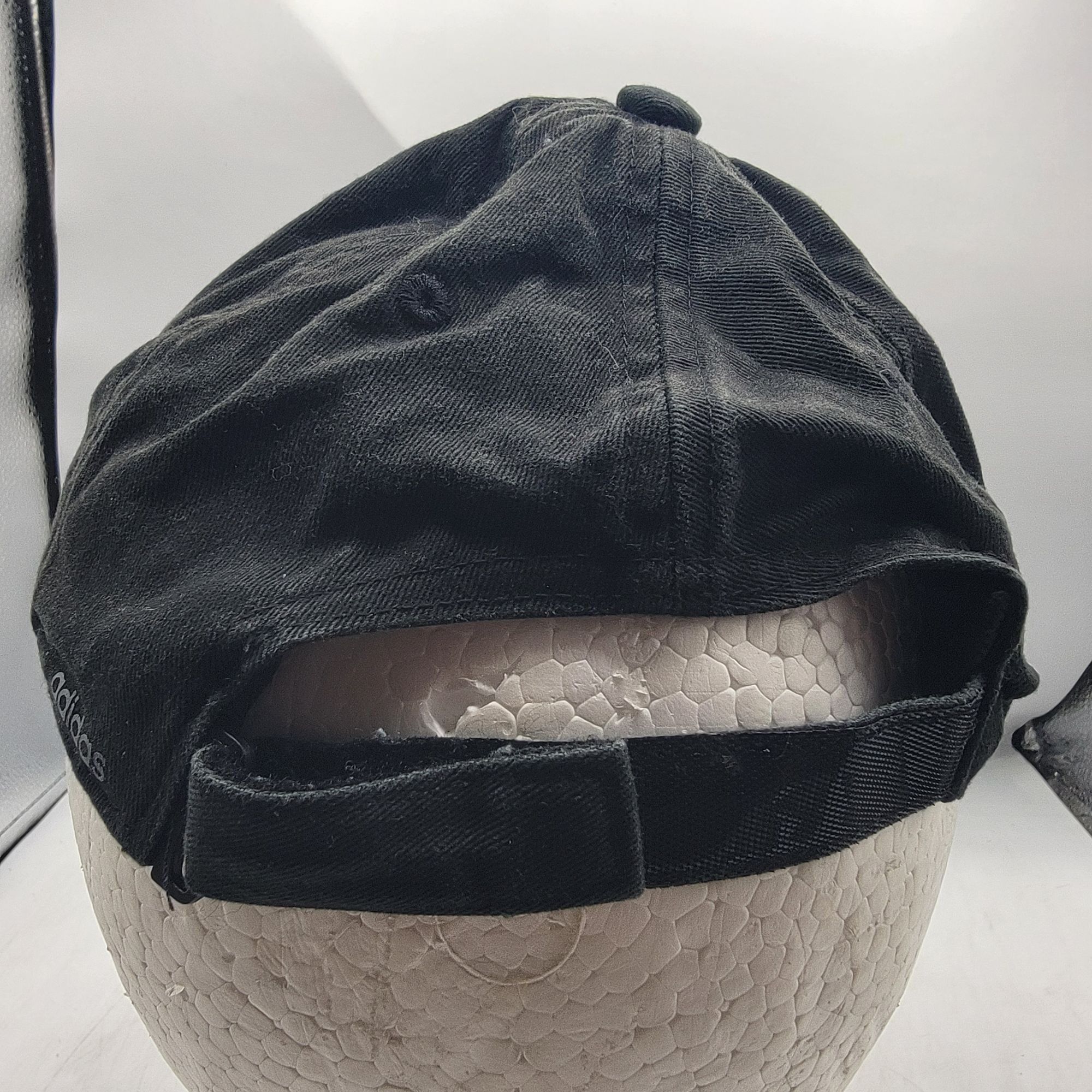 Adidas Adidas Adults Black Baseball Hat Cap Adjustable Casual Athle Size ONE SIZE - 3 Thumbnail