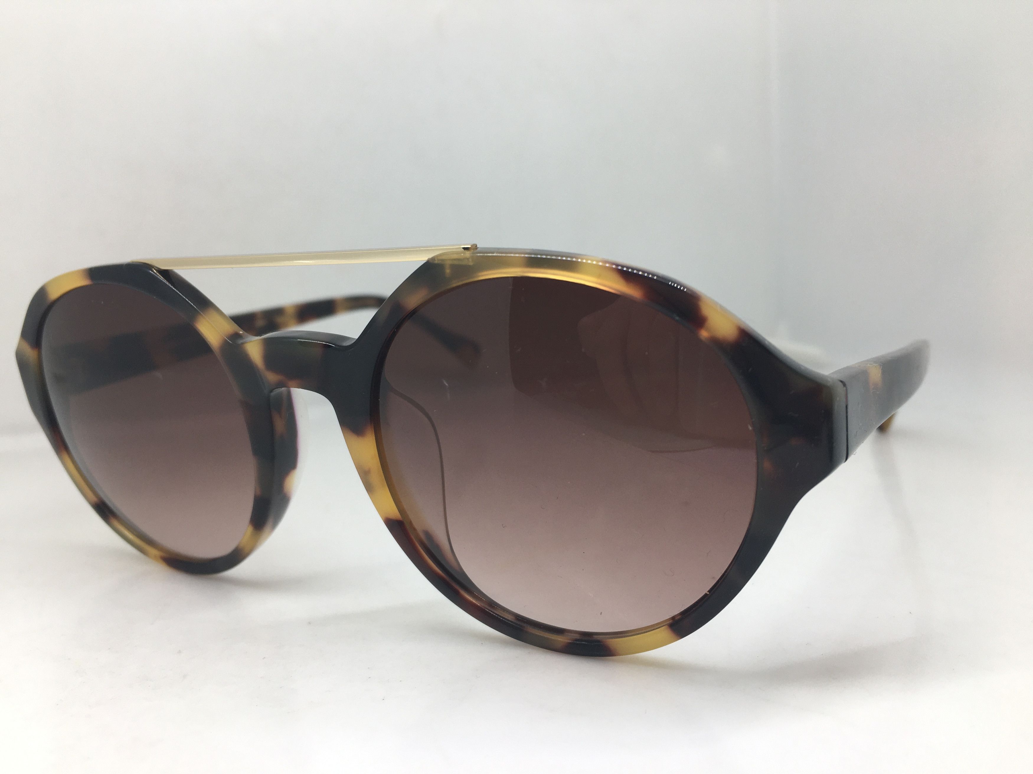 Other Handmade Tortoise Acetate ARTSTOCRST Round Sunglasses Frame Size ONE SIZE - 3 Thumbnail