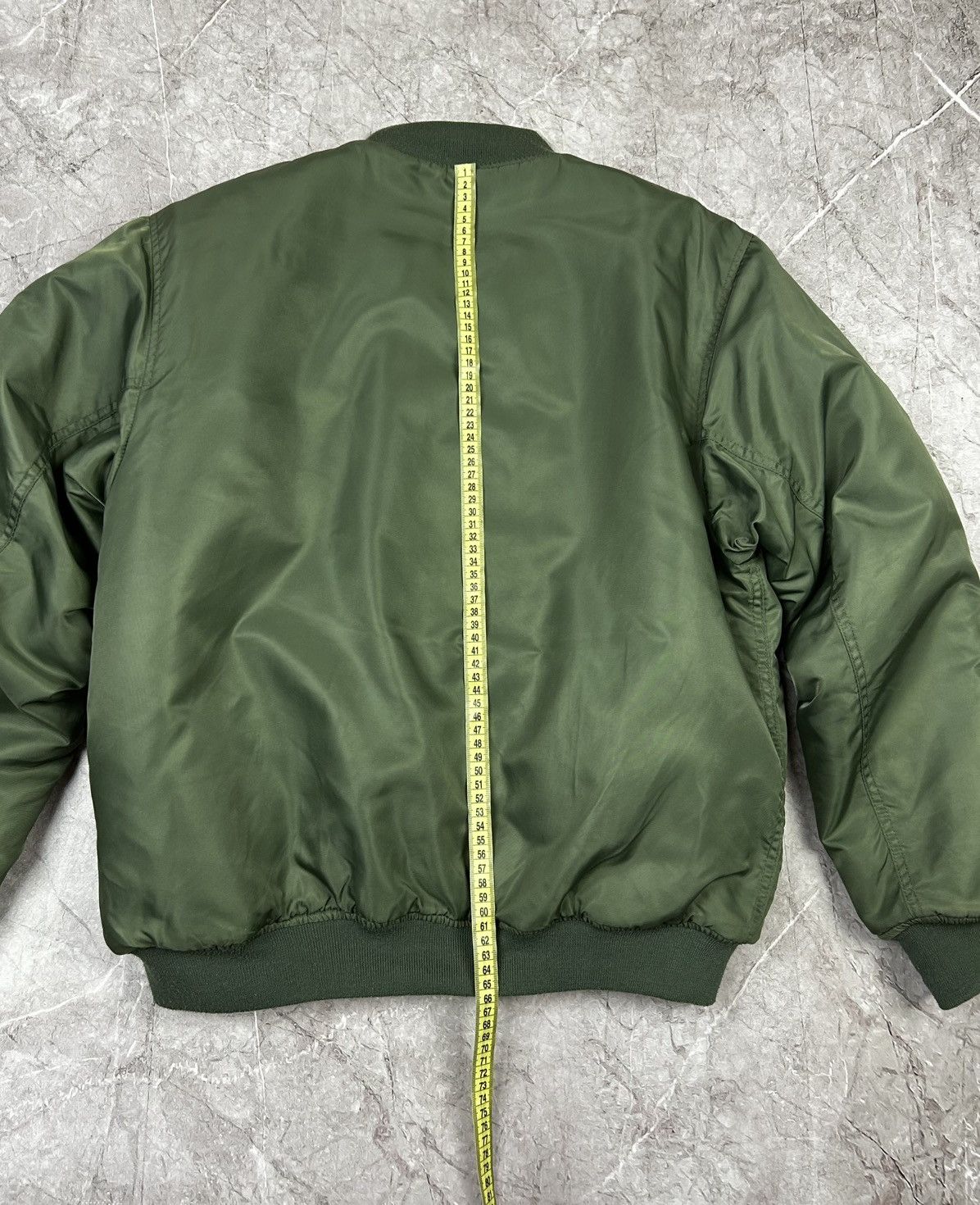 Vintage Vintage MA 1 Bomber Jacket Reversible Military Flyers Nylon Size US S / EU 44-46 / 1 - 13 Thumbnail