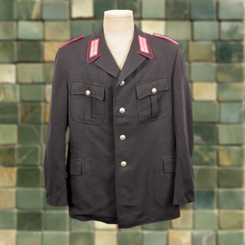 Vintage VINTAGE Men’s VTG 30s German Firefighter Jacket Sz M 1930s Fireman Carl Henkel Jacket Mens Brown Wool USA? Size US M / EU 48-50 / 2 - 1 Thumbnail