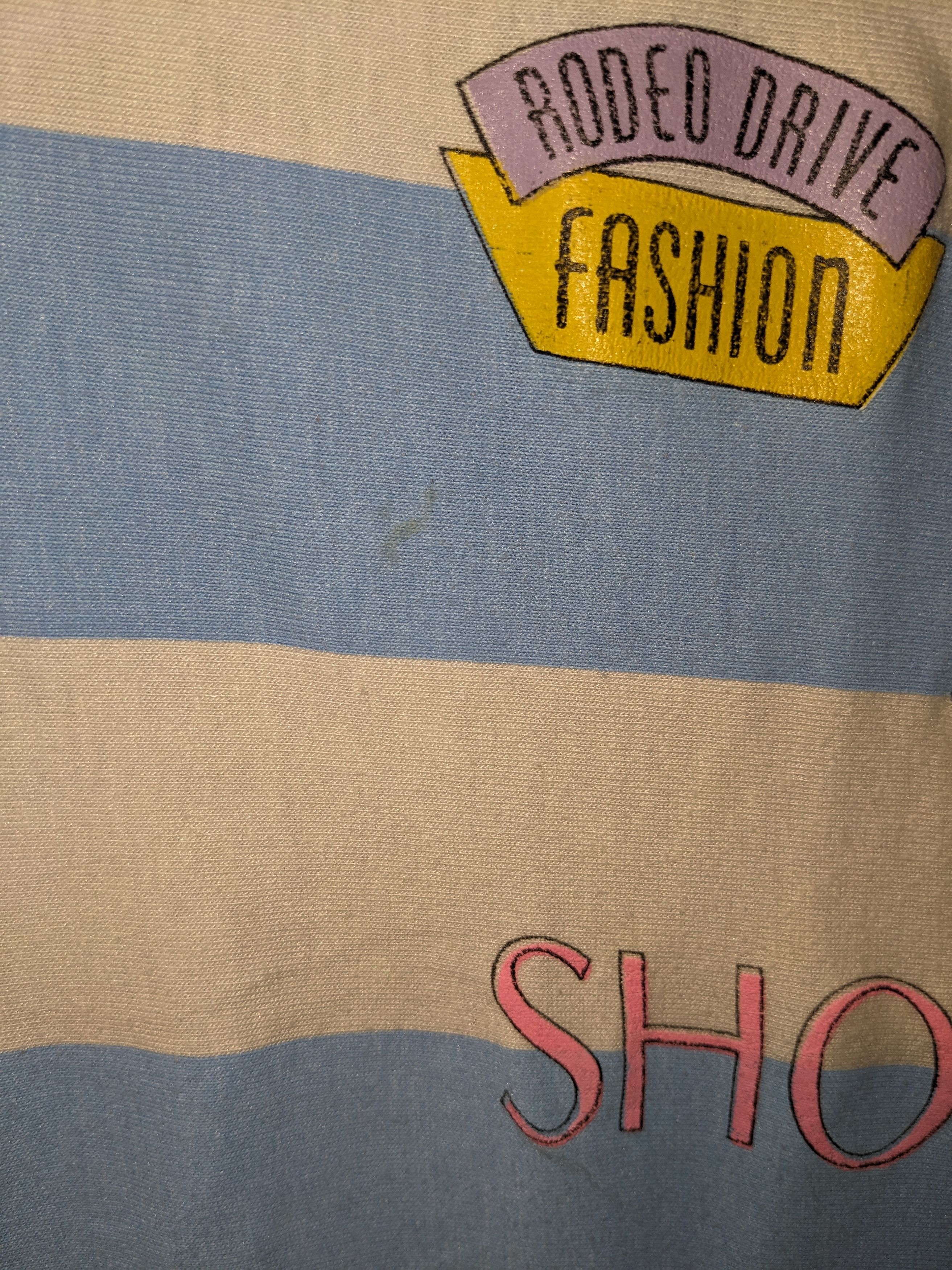 Vintage Vintage 1988 Beverly Hills Shopping Club Stripe T-Shirt Size US M / EU 48-50 / 2 - 6 Thumbnail