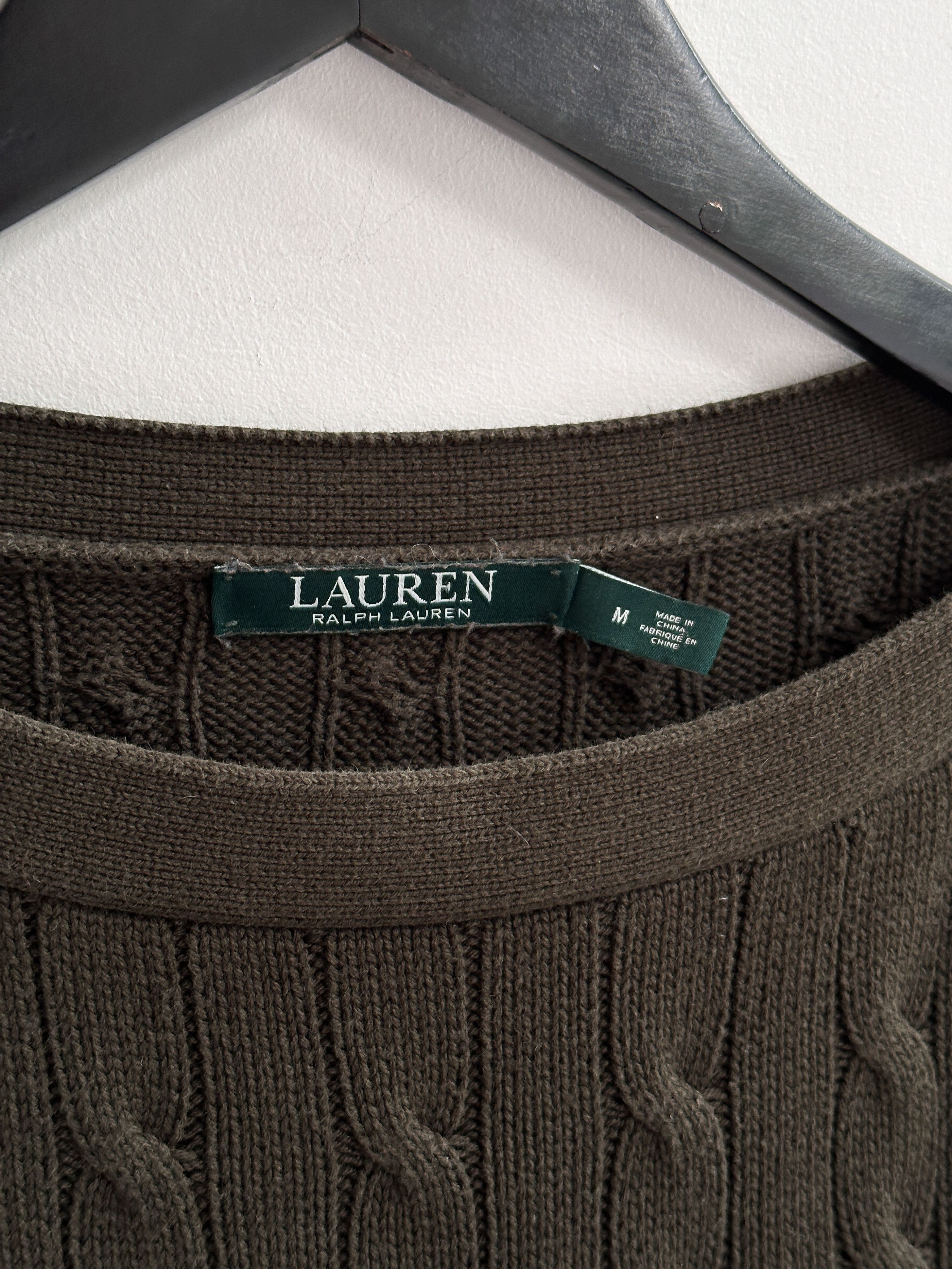 Polo Ralph Lauren Ralph Lauren Cable Knit Boat Neck Jumper Sweater Size M / US 6-8 / IT 42-44 - 9 Thumbnail