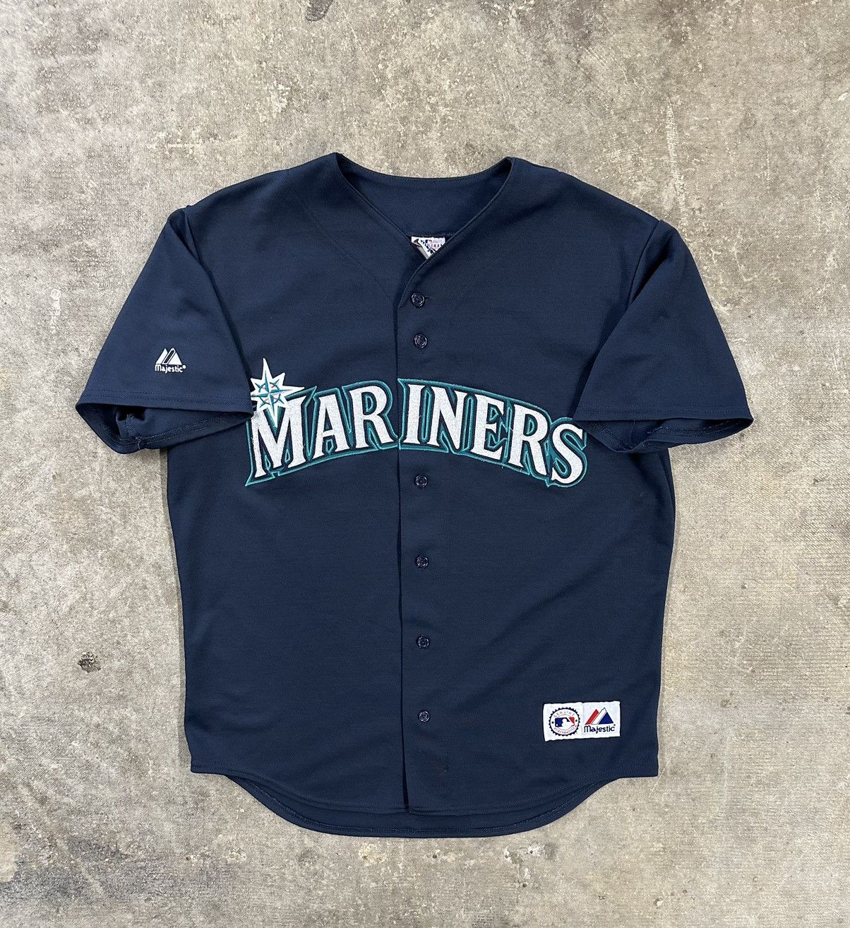 Mariners Majestic Mariners Cool Base Jersey Crazy Y2K 00s Majestic
