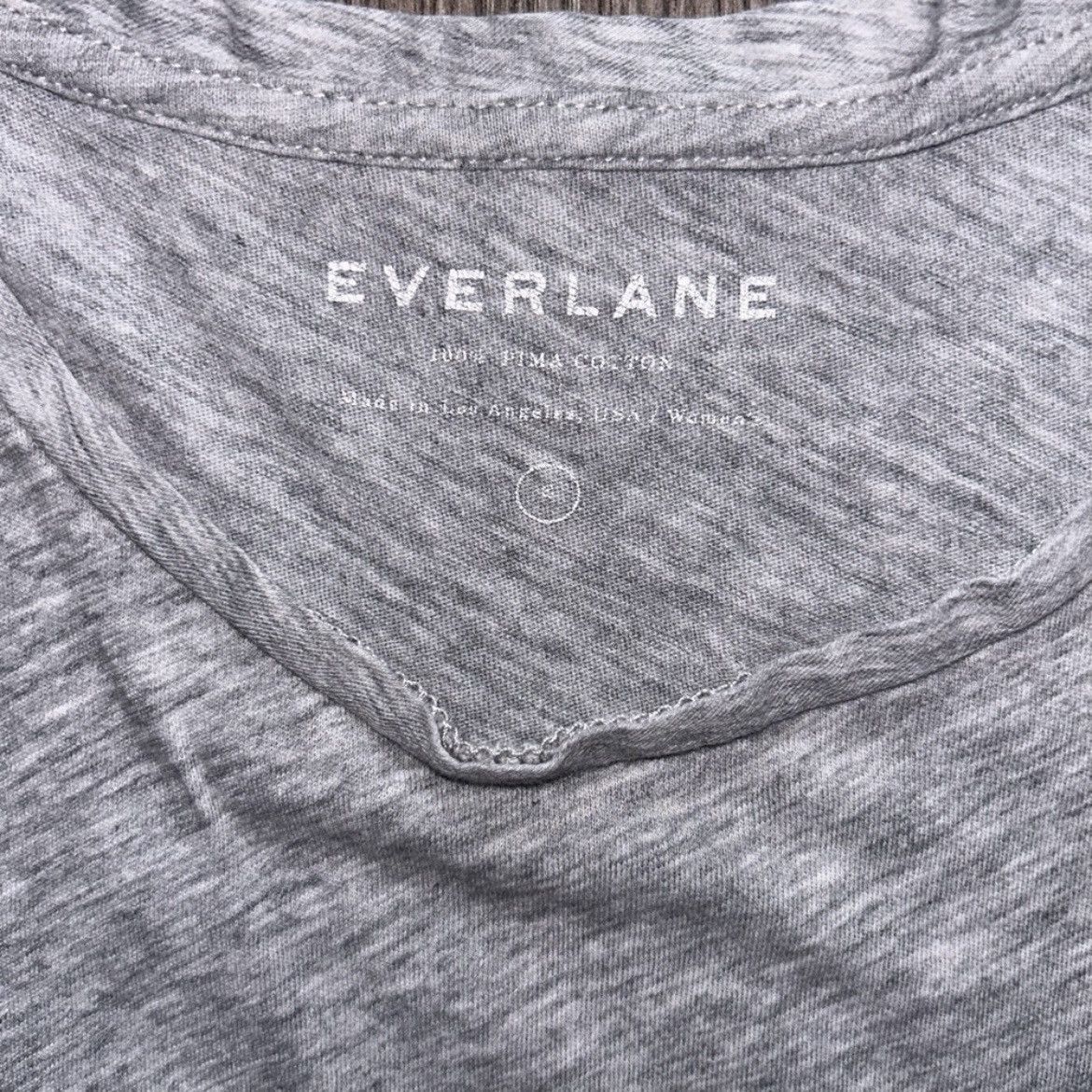 Everlane Everlane Grey Tank 100% Pima Cotton Made in the USA Size S Size S / US 4 / IT 40 - 3 Thumbnail