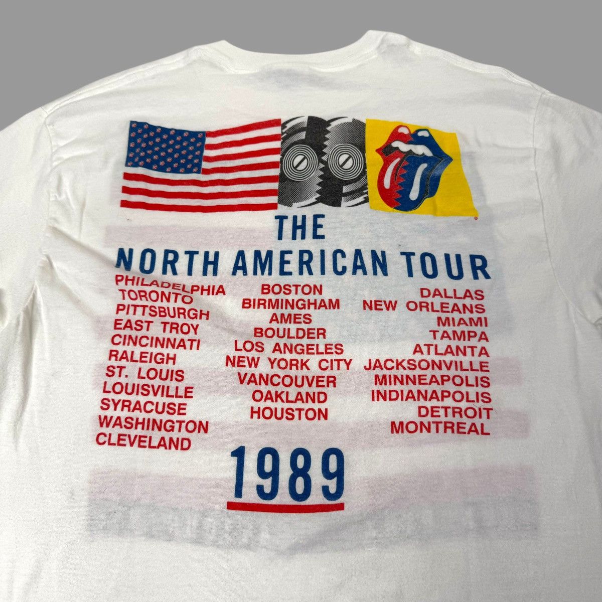 The Rolling Stones × Vintage Vintage 1980s The Rolling Stones tour tee Size US XL / EU 56 / 4 - 6 Thumbnail