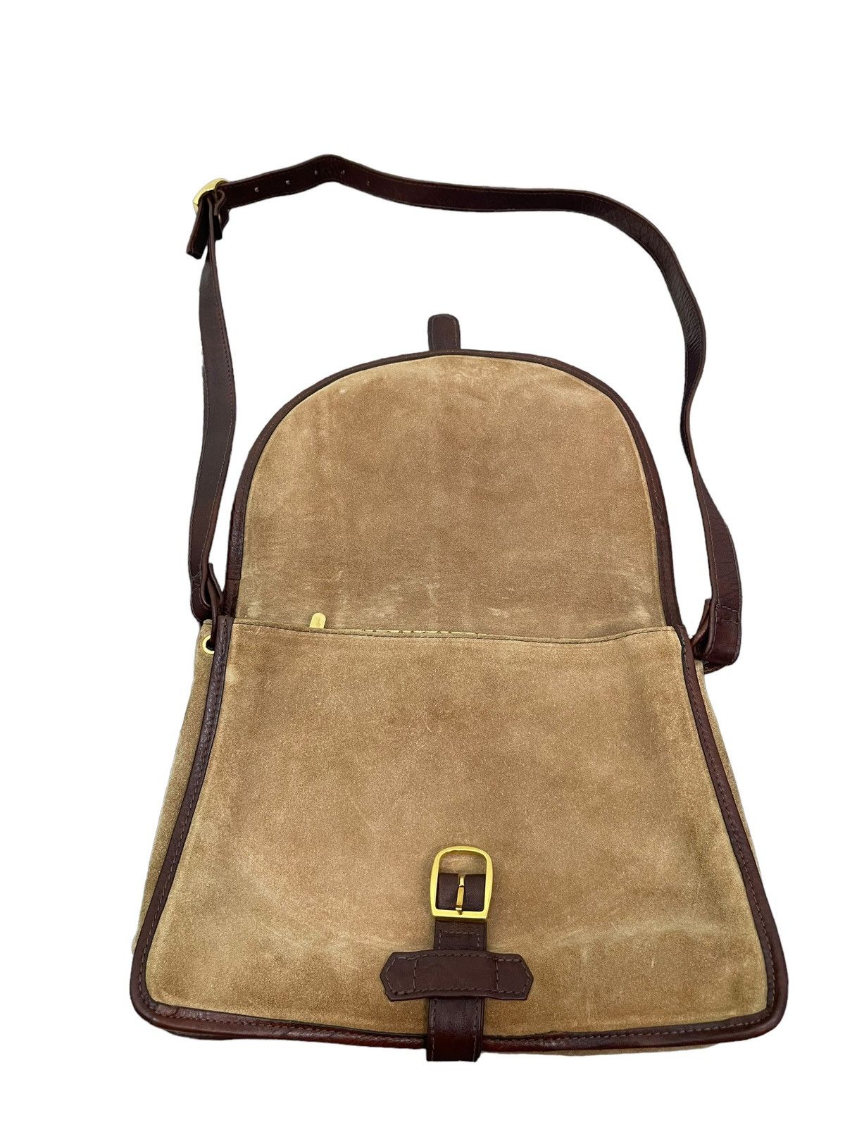 Valentino Full Leather Suede Valentino Italy Cross Body Bag 3🟩 Size ONE SIZE - 18 Thumbnail
