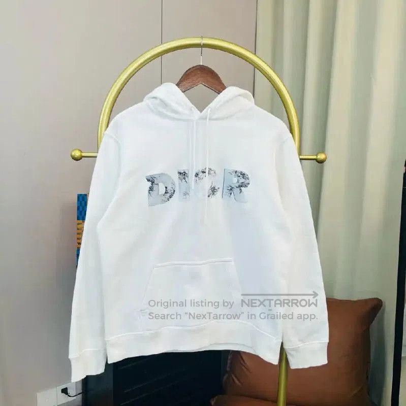 Dior Dior White Cotton Women's Hoodie . Size M / US 6-8 / IT 42-44 - 1 Thumbnail