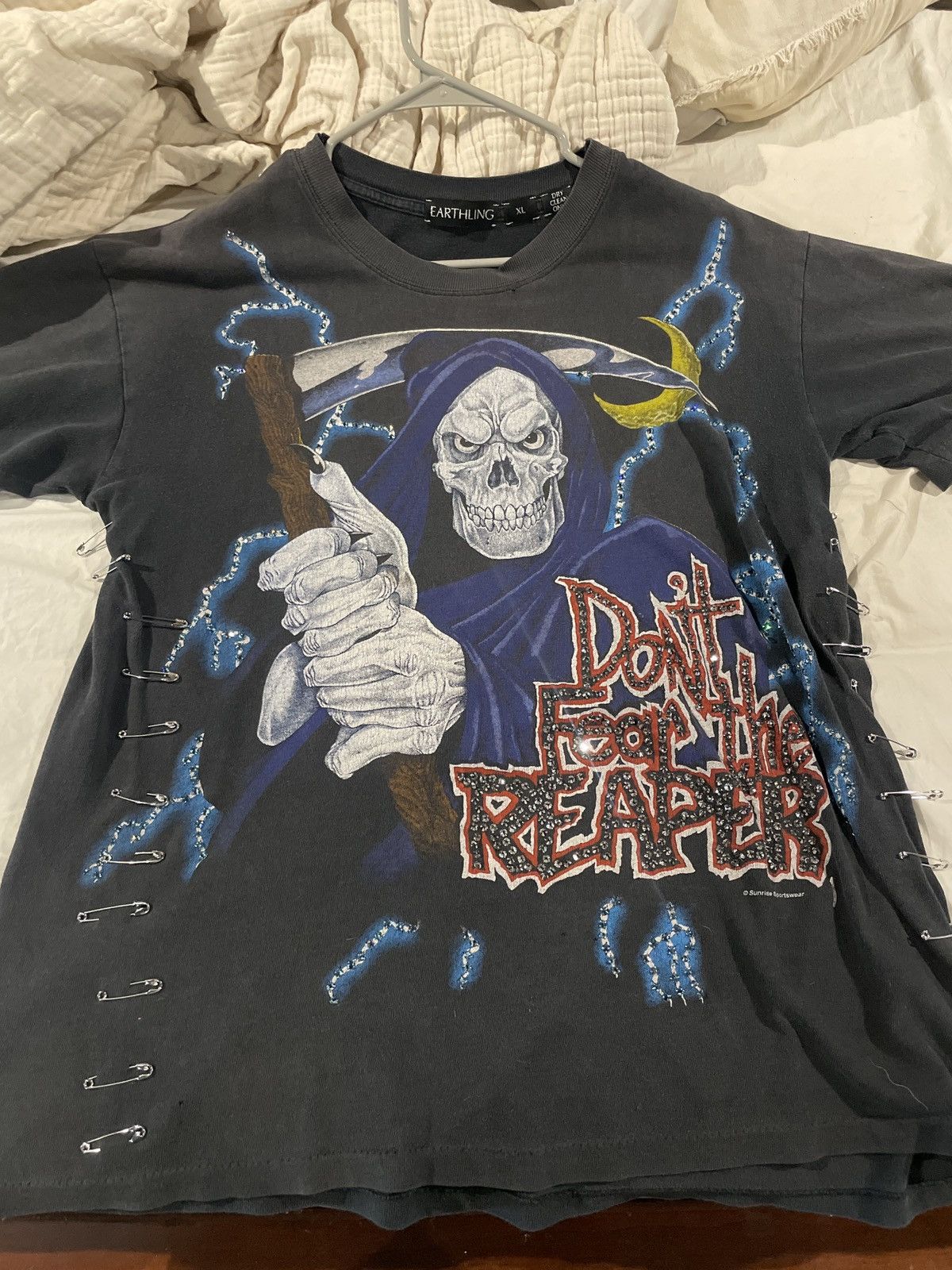 Earthling Custom 1/1 earthling tier 2 fear the reaper Size US XL / EU 56 / 4 - 5 Thumbnail