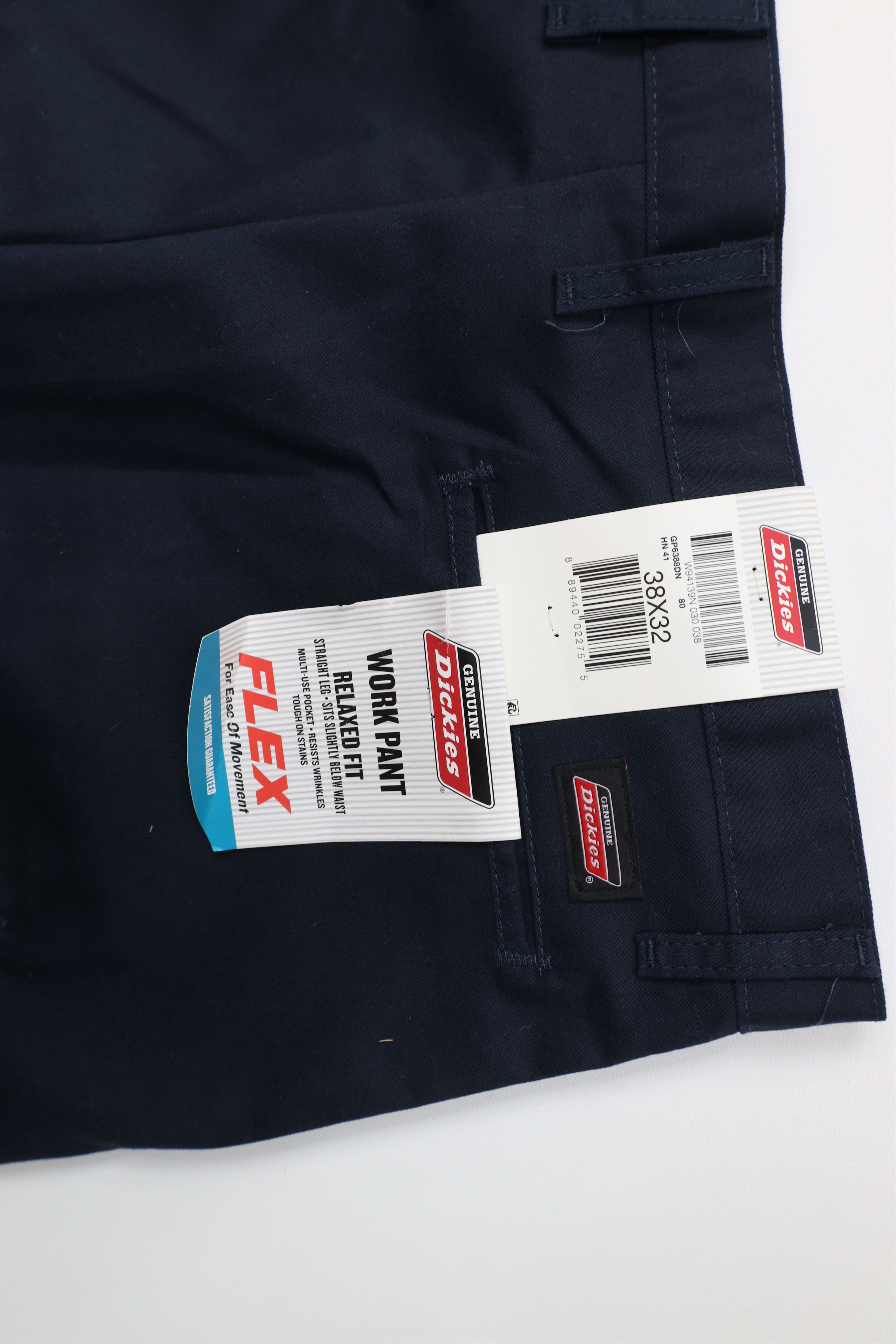Dickies Deadstock Vintage Y2K Dickies Dungaree Pants Workwear Blue Size US 38 / EU 54 - 12 Thumbnail
