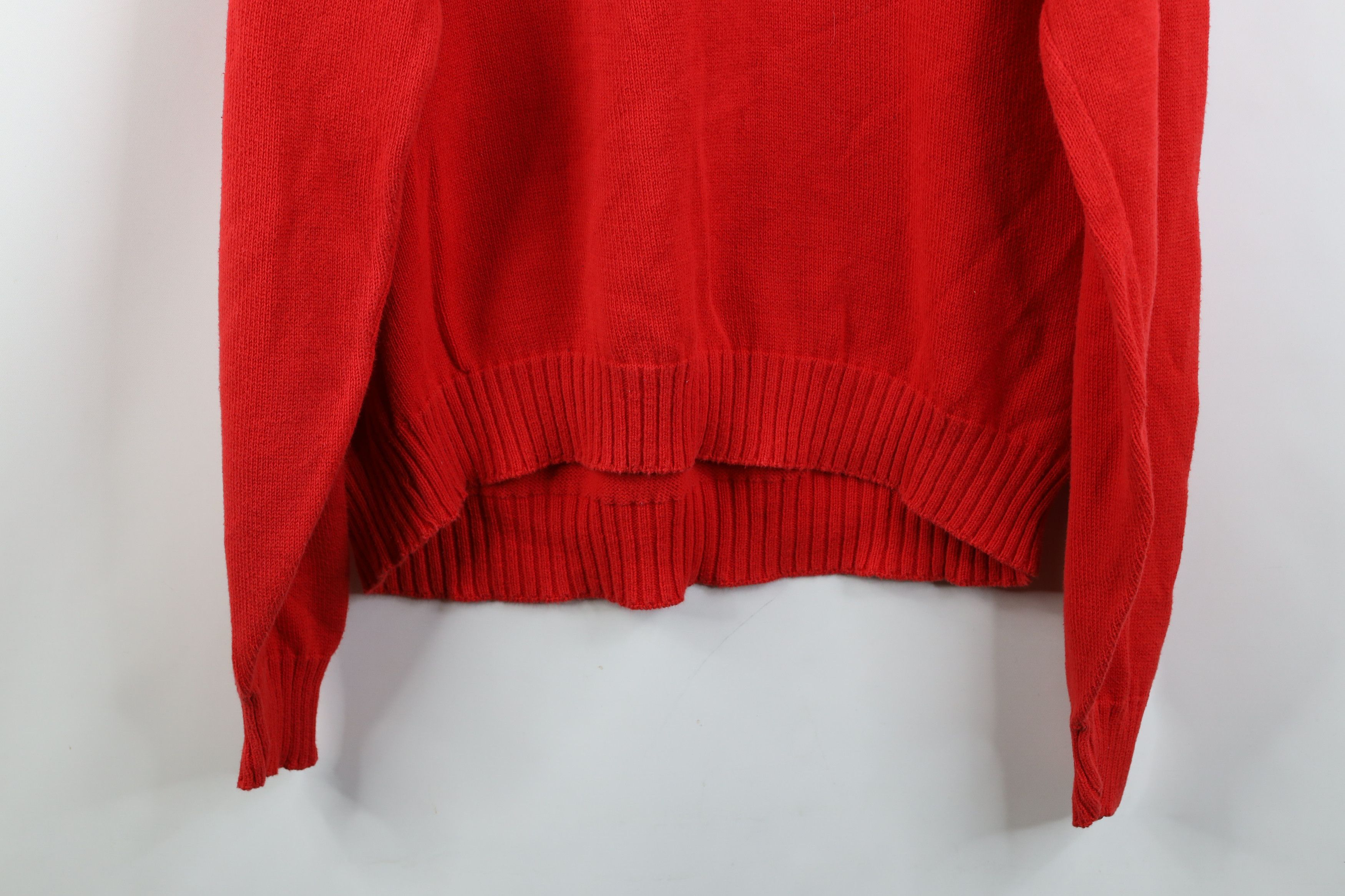 Vintage Vintage 90s University of Nebraska Knit Sweater Red USA Size US XL / EU 56 / 4 - 10 Thumbnail