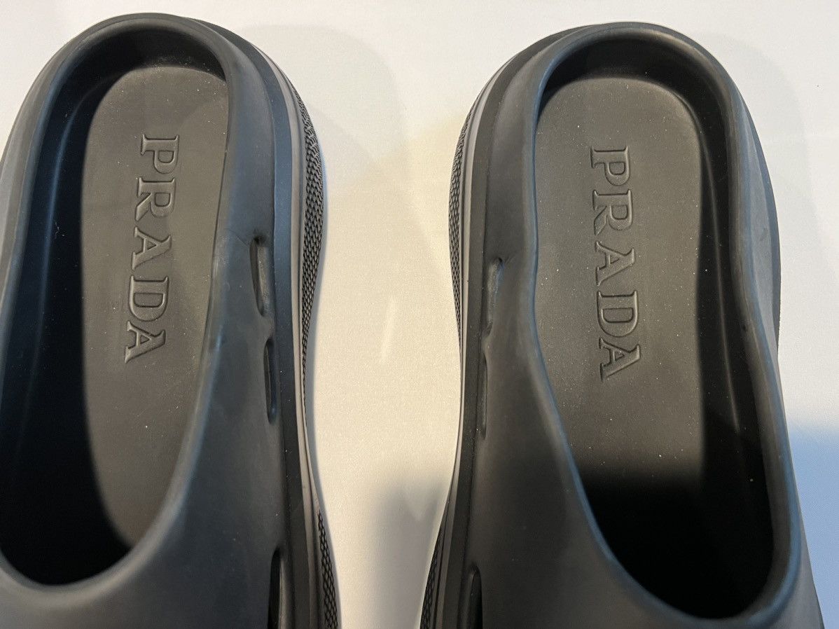 Prada Prada men’s triangle slides. 45/12. $650 Size US 12 / EU 45 - 3 Thumbnail