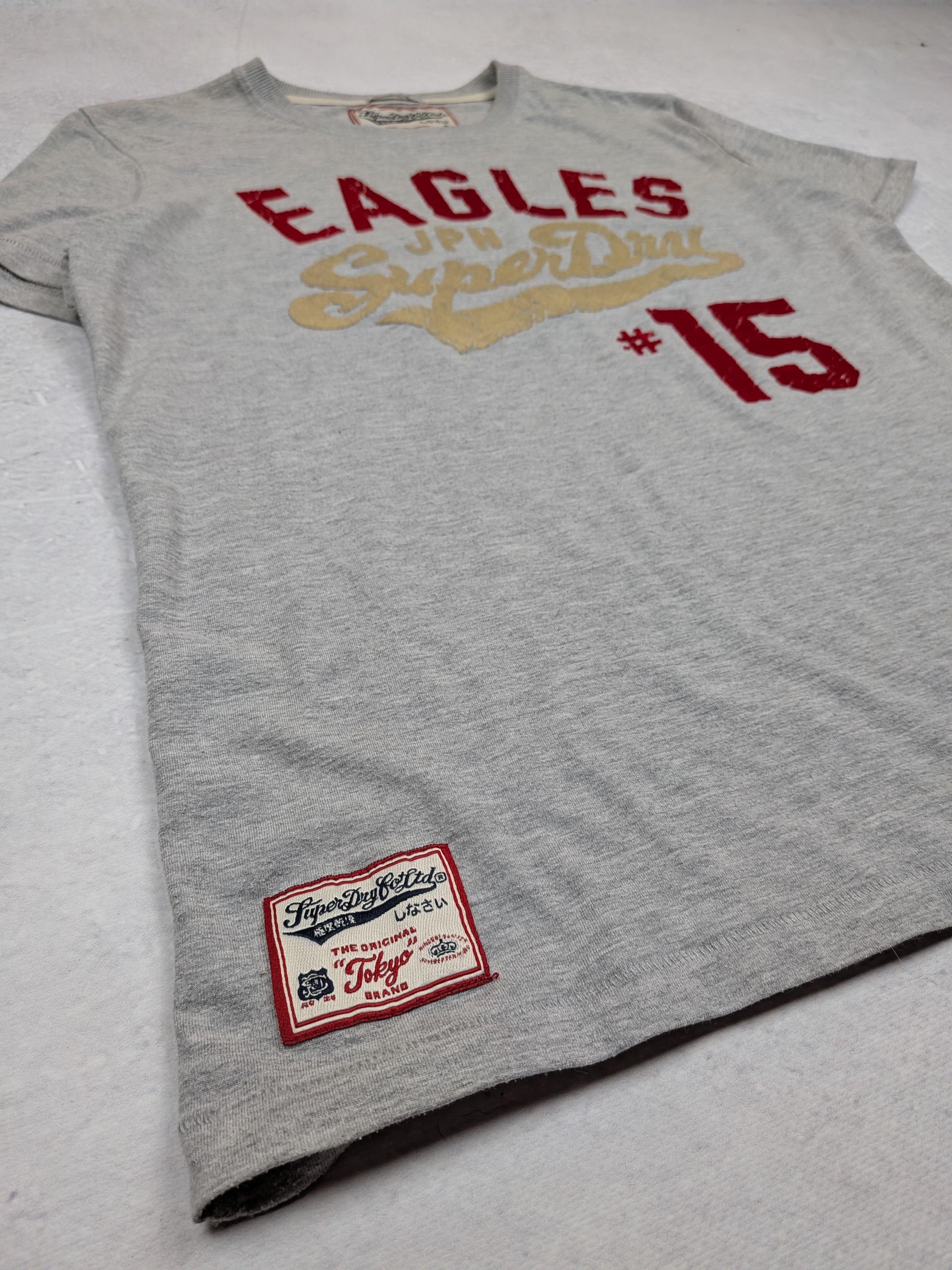 Superdry Superdry Lean Eagle Vintage Grey Graphic T-Shirt Size M / L Size US L / EU 52-54 / 3 - 6 Thumbnail