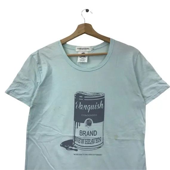 Andy Warhol × Vanquish Vtg ANDY WARHOL x VANQUISH Japan Campbell’s Soup Tee Shirt Size US S / EU 44-46 / 1 - 3 Thumbnail