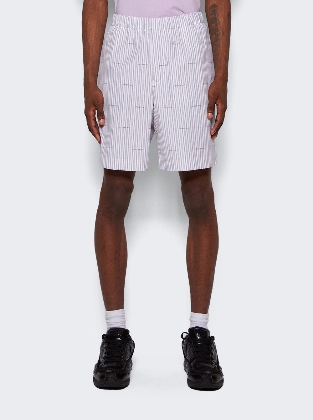 Givenchy o1mle0426 Elasticated Shorts in Gray Size US 32 / EU 48 - 3 Thumbnail