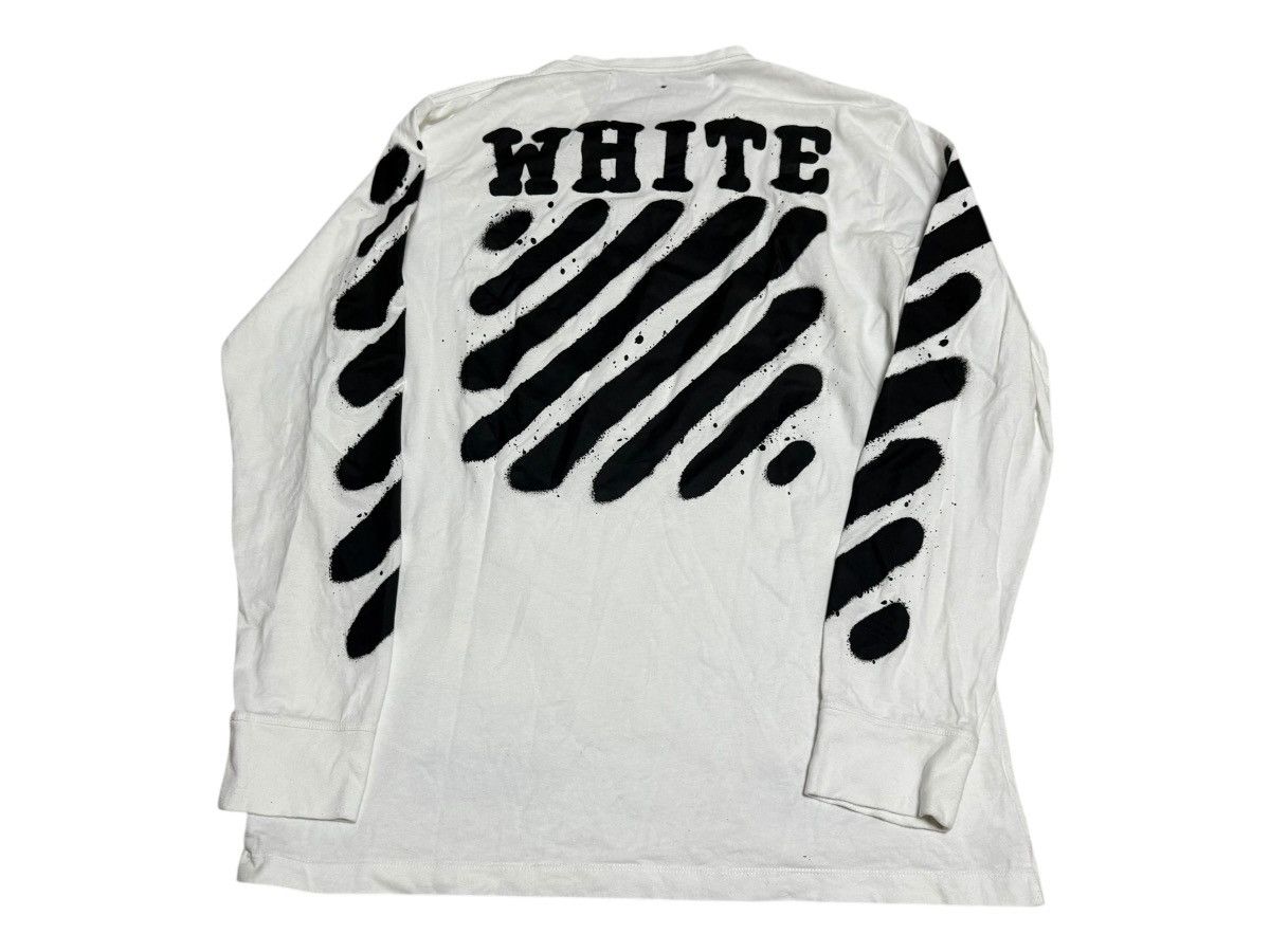 Off-White × Virgil Abloh Off White Long Sleeve T-Shirt Size US XXL / EU 58 / 5 - 7 Thumbnail