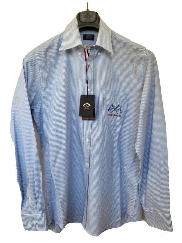 Paul & Shark RRP330€ PAUL&SHARK sz L SHIRTS STRIPED LONG SLEEVES NEW Size US L / EU 52-54 / 3 - 1 Thumbnail