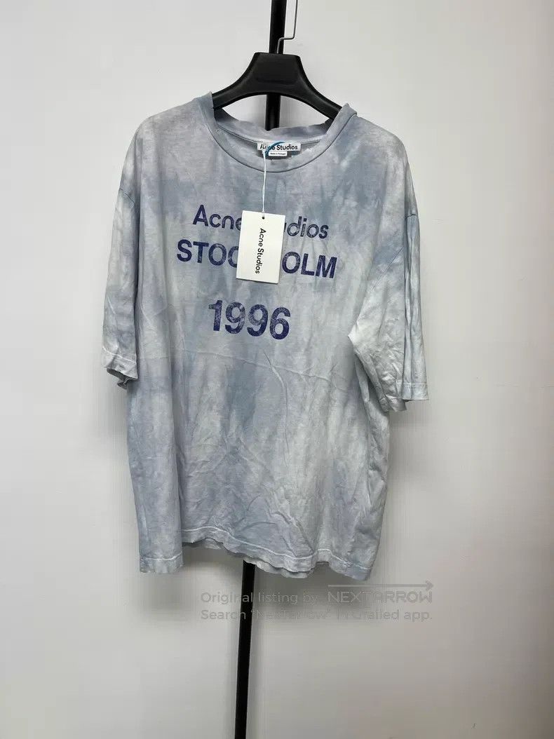 Acne Studios Acne Studios SS22 Logo letter number print round neck shor Size US L / EU 52-54 / 3 - 1 Thumbnail