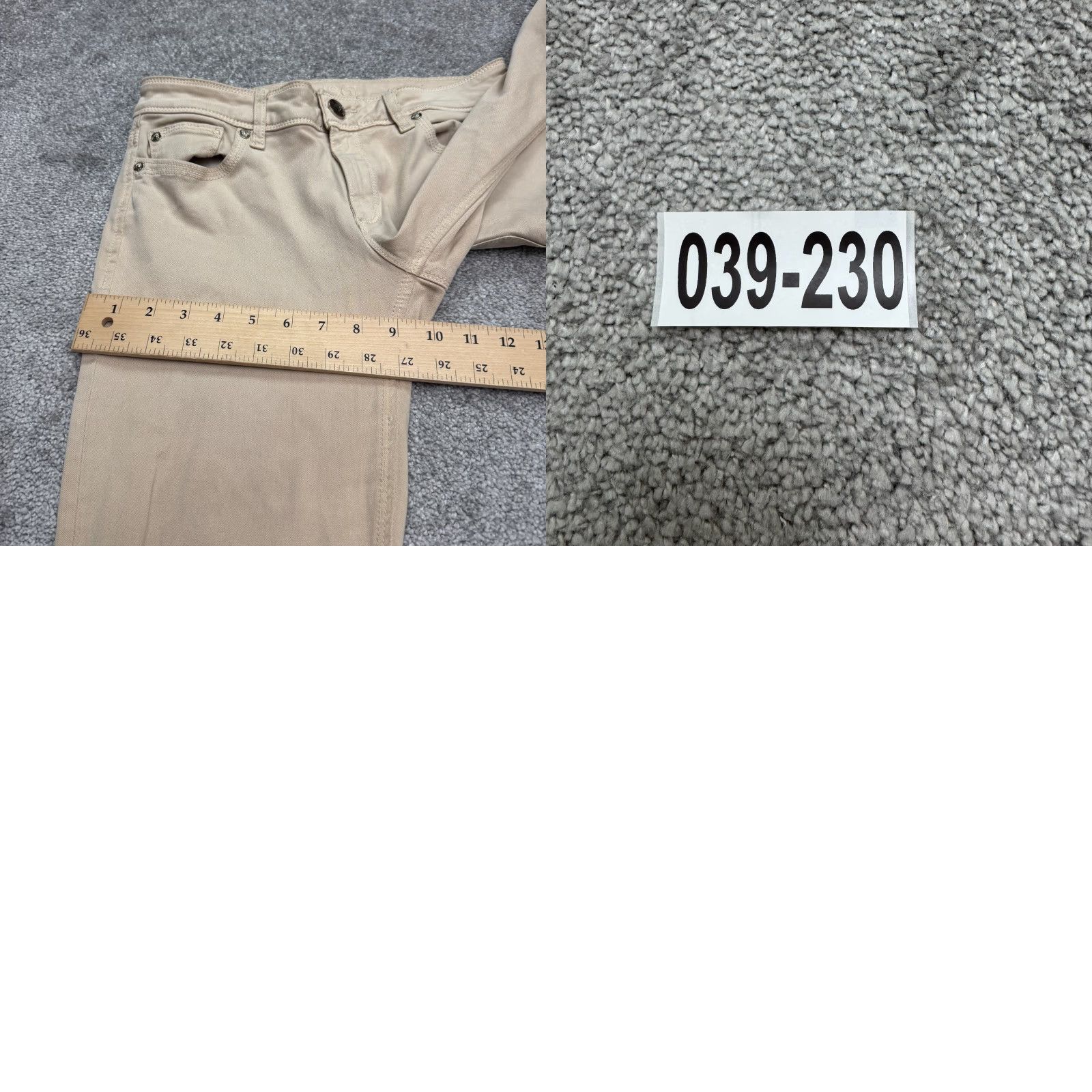 DL1961 DL1961 Angel Mid Rise Skinny Ankle Jeans Womens 27 Beige Denim 5-Pocket City Outdoor Preppy Size 27" / US 4 / IT 40 - 11 Thumbnail