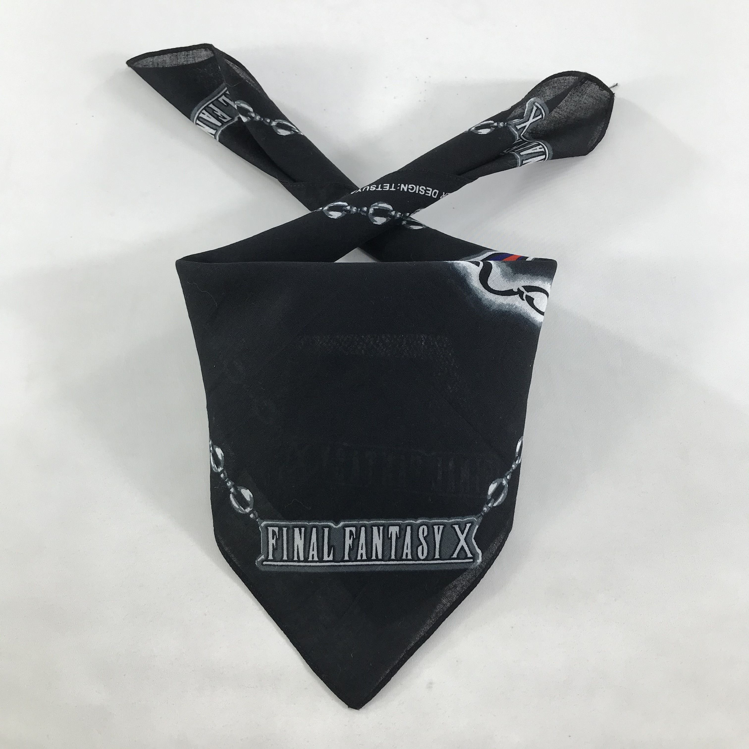 Anime × Vintage Final Fantasy Bandana / Handkerchief / Neckerchief -S1828 Size ONE SIZE - 4 Thumbnail