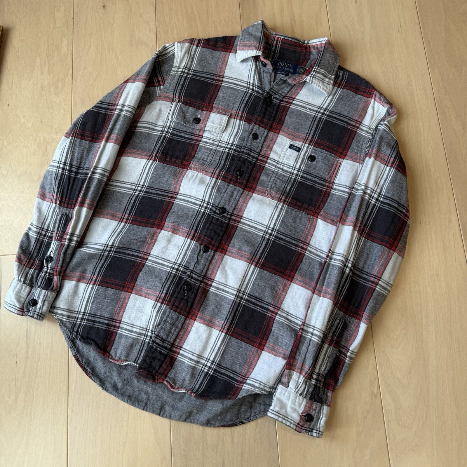Polo Ralph Lauren Polo Ralph Lauren Flannel Medium Multicolor Plaid Causal Size US M / EU 48-50 / 2 - 10 Thumbnail