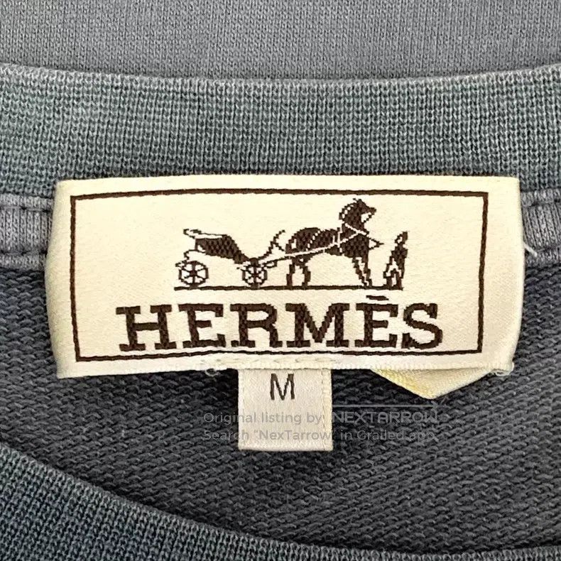 Hermes Hermes Blue Robot Embroidered Cotton Crew Neck Short Sleev Size US M / EU 48-50 / 2 - 5 Thumbnail