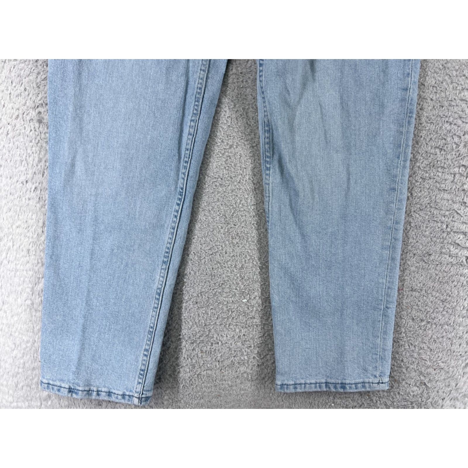 Calvin Klein Calvin Klein Jeans Women Blue Denim Straight Mid Rise 30 Jeans Pants 5-Pocket Regular Stretch Light Wash Vintage No Size 30" / US 8 / IT 44 - 2 Thumbnail